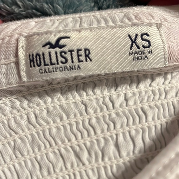 Hollister white crop tank top - Picture 2 of 3